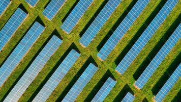 Solar panels Aerial